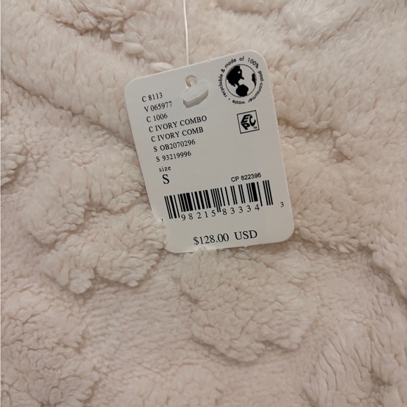 Free People Cream Textured Crew Neck Sweater - Picture 2 of 2